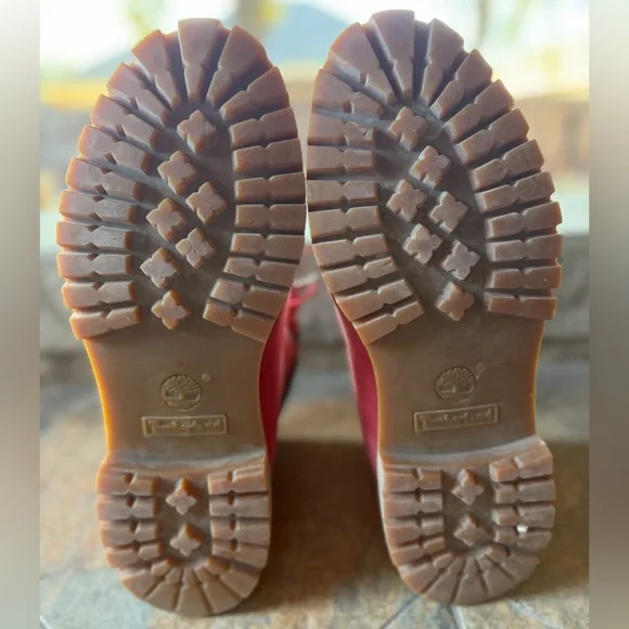 MEN'S NBA CHICAGO BULLS X TIMBERLAND BOOTS SZ 12M Premium Boot Medium Red Nubuck - Picture 10 of 10